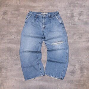 Billy Baggy Midwash Baggy Relax Fit Wide Legged Denim Jean's Pant's